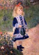 Pierre Auguste Renoir A Girl with a Watering Can oil painting on canvas